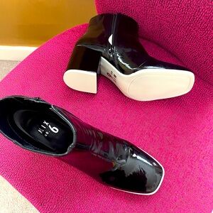 Black Patent Leather Boots